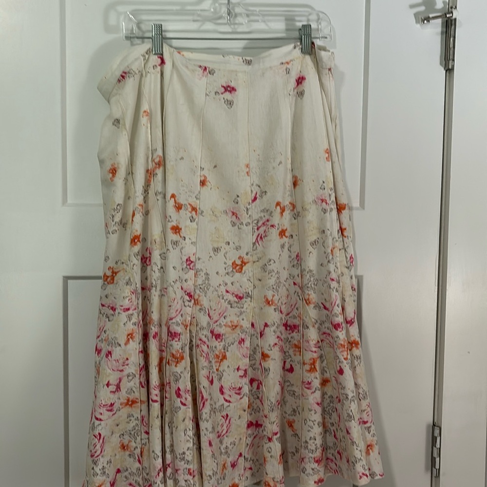 Coldwater creek XL skirt lined